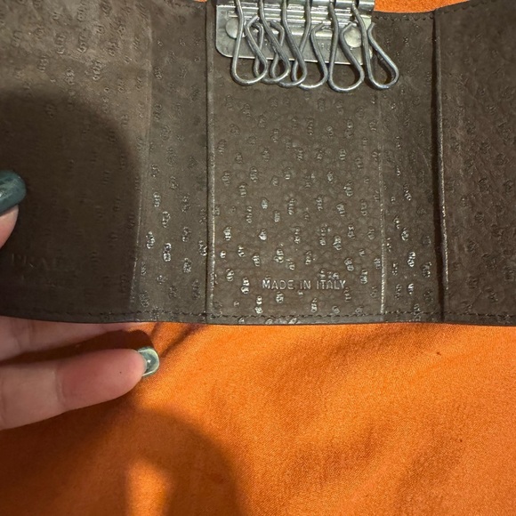 Prada key holder suede leather - Picture 5 of 6